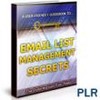 Thumbnail Mailing List Management Secrets Thumbnail Mailing List Management Secrets
